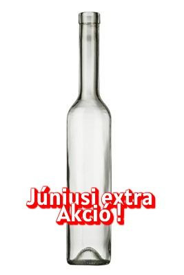  Svéd Bordói 0,5 Literes üvegpalack pálinkás üveg