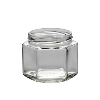 Hexagon 380 ml befőttes üveg