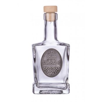   Ón címkés Piatta Boldog Születésnapot 0,2 Literes üvegpalack