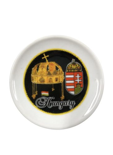 Kerámia tányér címeres kicsi