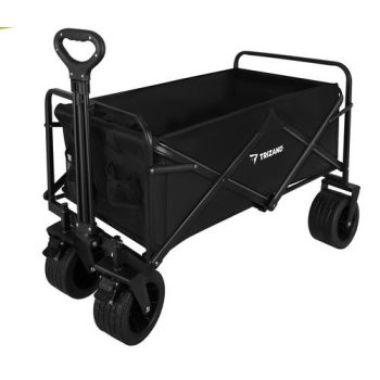 Strand kocsi XXL fekete