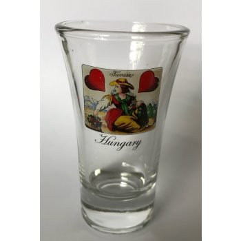 Dekor lungo üvegpohár Ász 75 ml