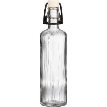   Rigata 0,5 Literes üvegpalack pálinkás,vizes üveg FEHÉR csattal