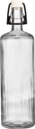 Rigata 1Literes üvegpalack pálinkás,vizes üveg FEHÉR csattal