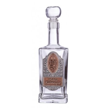   Ón címkés King Quadra Boldog Születésnapot 0,5 Literes üvegpalack