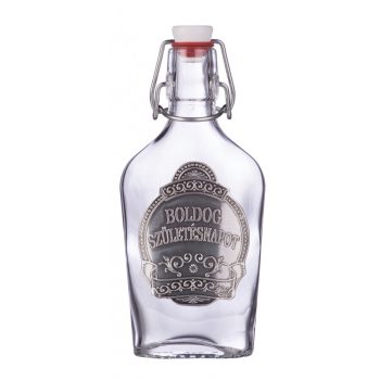   Ón címkés Csatos 0,2 Literes üvegpalack Boldog Születésnapot 