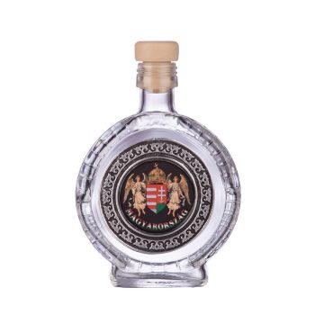 Ón címkés Kulacs Színes Címer 0,1 Literes üvegpalack