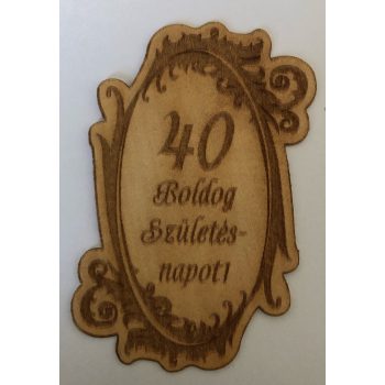 Fa címke 2 évszámos 40