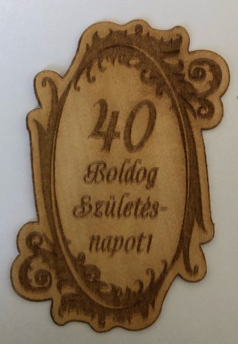 Fa címke 2 évszámos 40