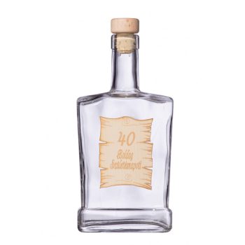 Fa címkés FC4 Piatta 40  0,5 Literes üvegpalack