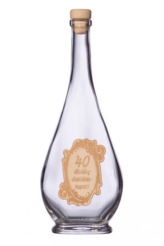 Fa címkés FC2 Liabel 40  0,2 Literes üvegpalack