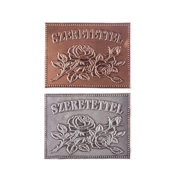 Hűtőmagnes ón Szeretettel ajándéktárgy