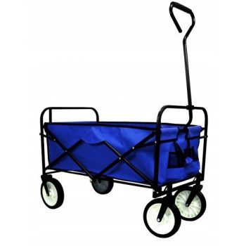 Strand kocsi összecsukható kék