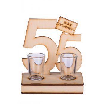 Fa italszett Évszámos ajándéktárgy 55