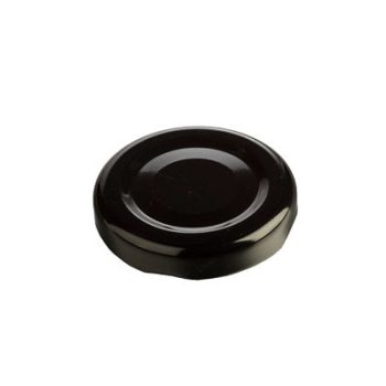 Lapka TO 43 fekete - befőttes üvegekhez